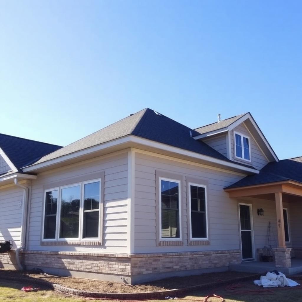 New room addition on a Texas residential home
